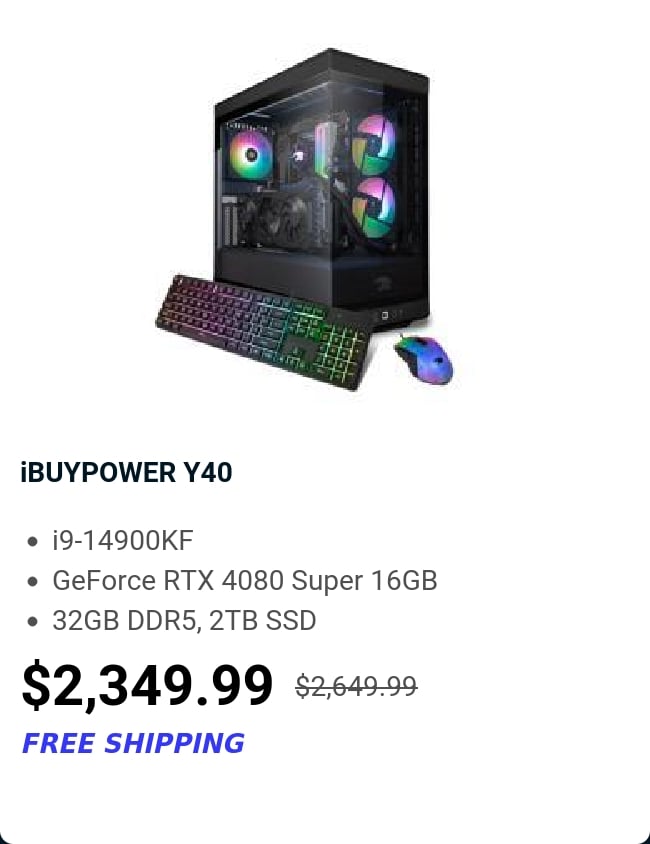 iBUYPOWER Y40 