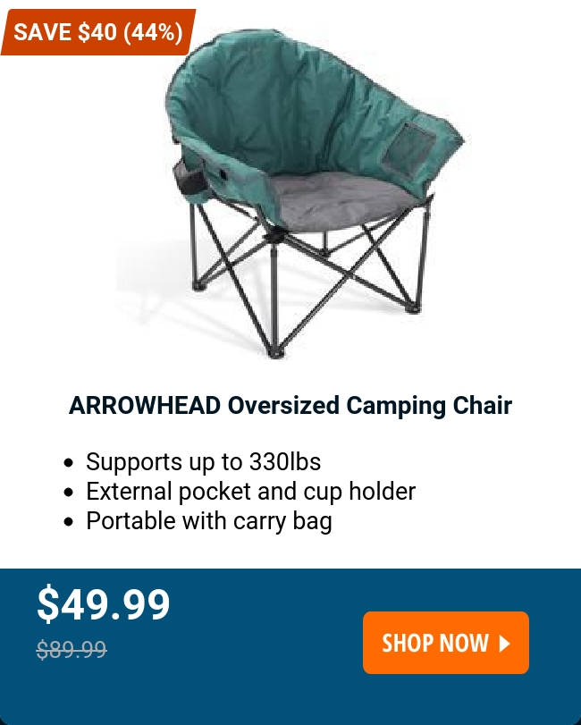 ARROWHEAD Oversized Camping Chair 