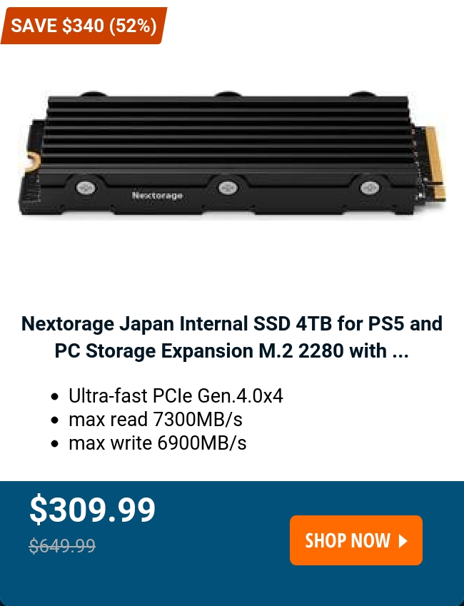 Nextorage Japan Internal SSD 4TB for PS5 and PC Storage Expansion M.2 2280 with ...