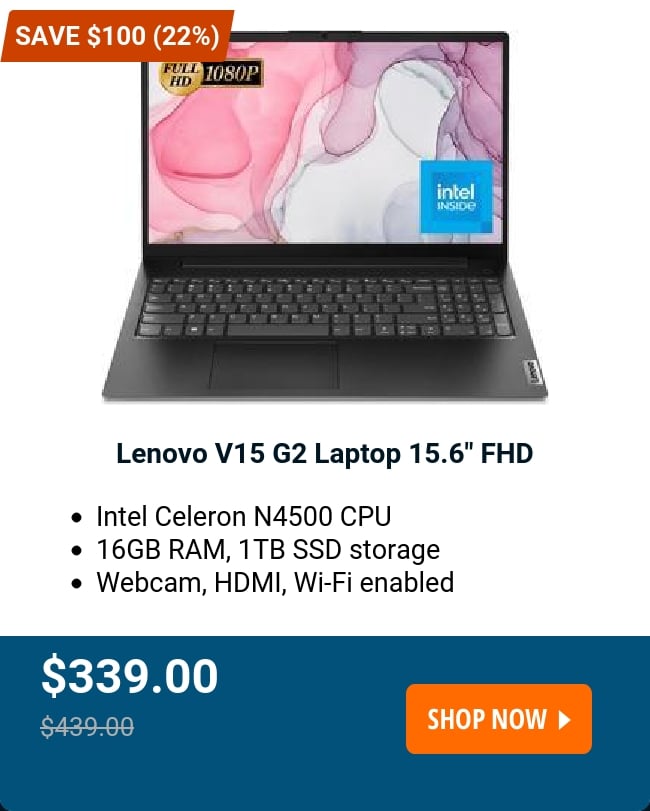 Lenovo V15 G2 Laptop 15.6