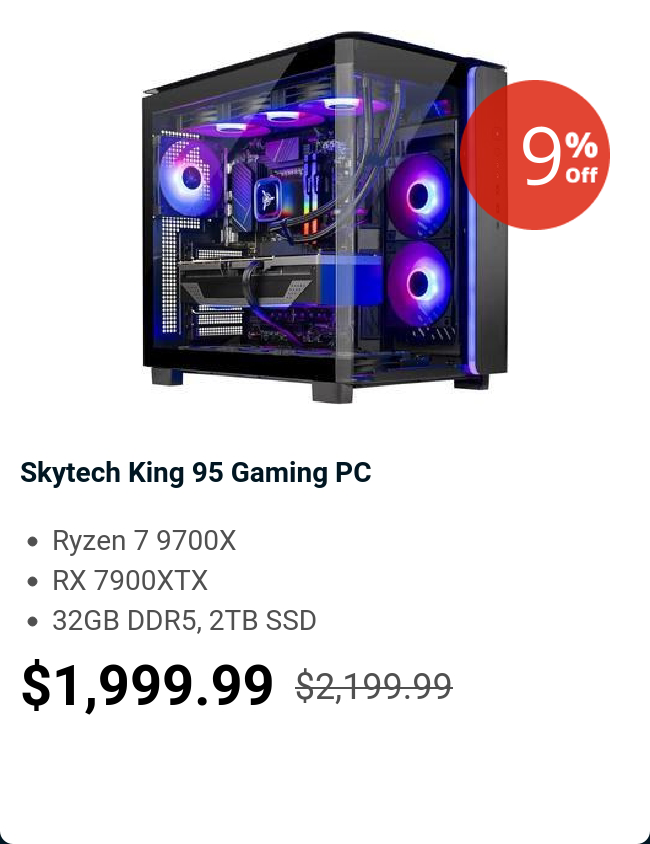 Skytech King 95 Gaming PC 