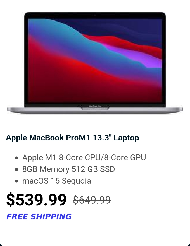 Apple MacBook Pro M1 13.3
