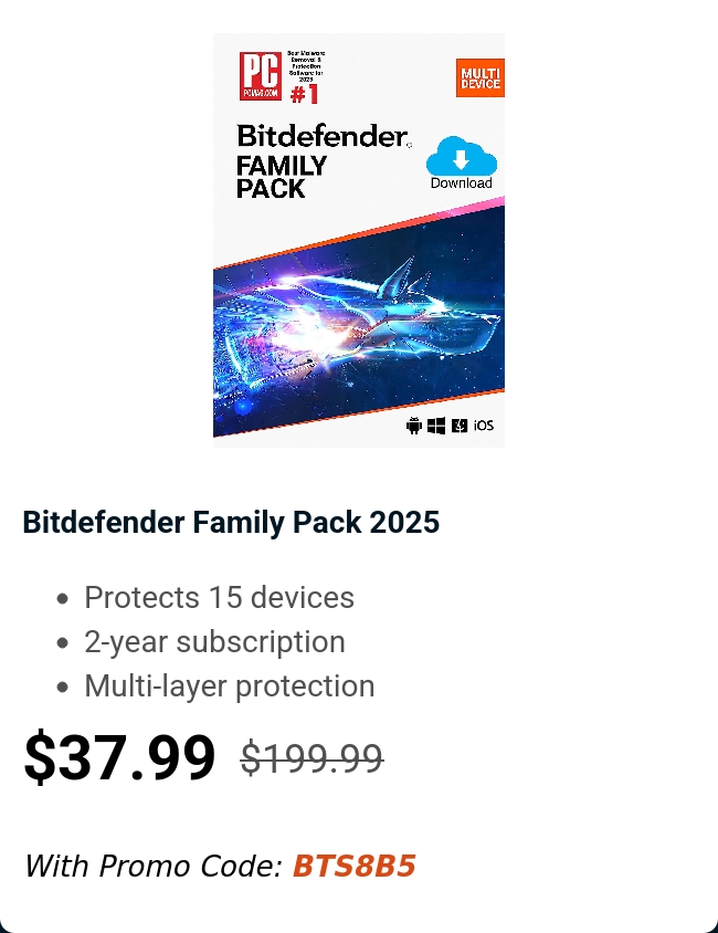 Bitdefender Family Pack 2025