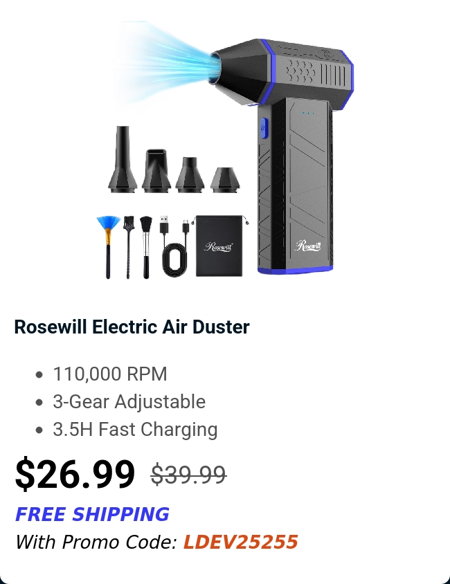 Rosewill Electric Air Duster