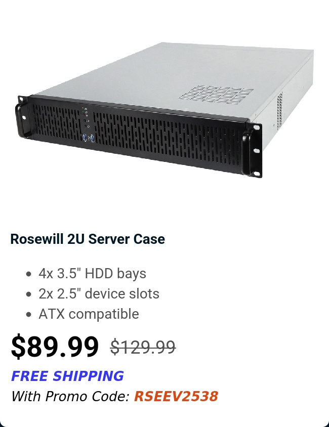 Rosewill 2U Server Case