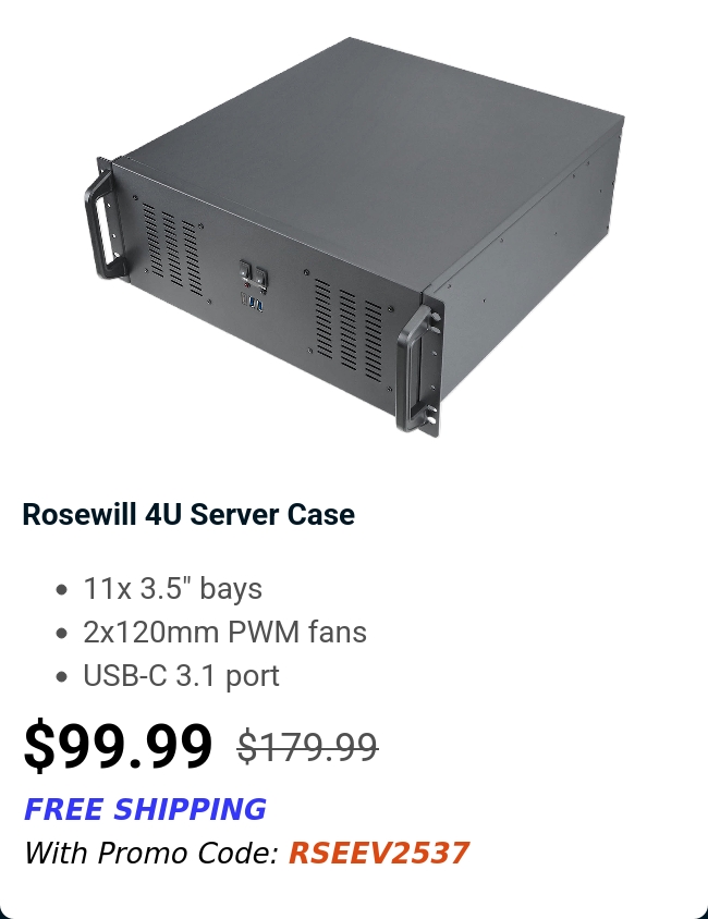 Rosewill 4U Server Case