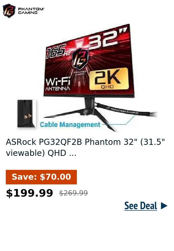 ASRock PG32QF2B Phantom 32