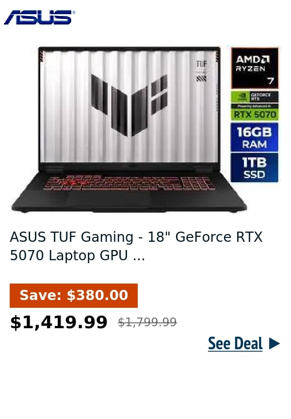 ASUS TUF Gaming - 18