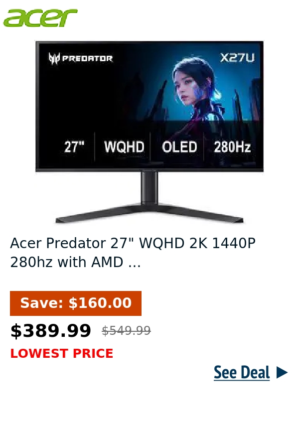 Acer Predator 27