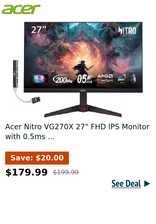 Acer Nitro VG270X 27