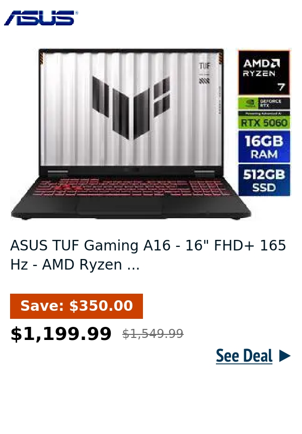 ASUS TUF Gaming A16 - 16