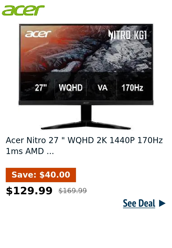 Acer Nitro 27 