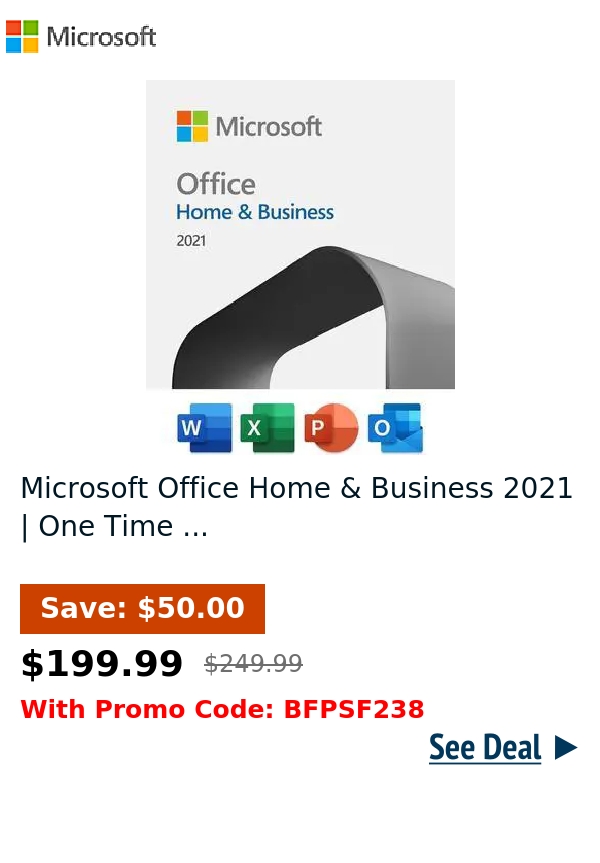 Microsoft Office Home & Business 2021 | One Time ...