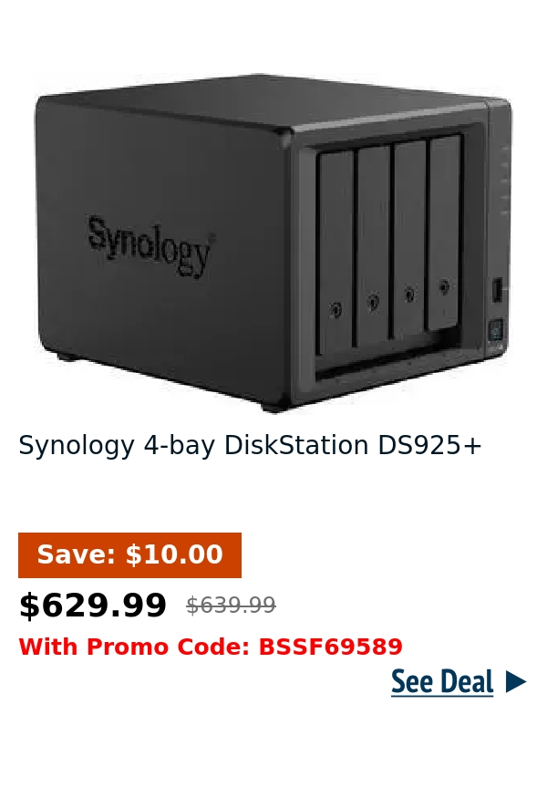 Synology 4-bay DiskStation DS925+ 