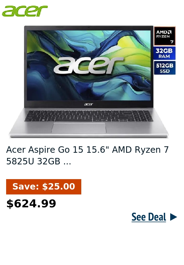 Acer Aspire Go 15 15.6