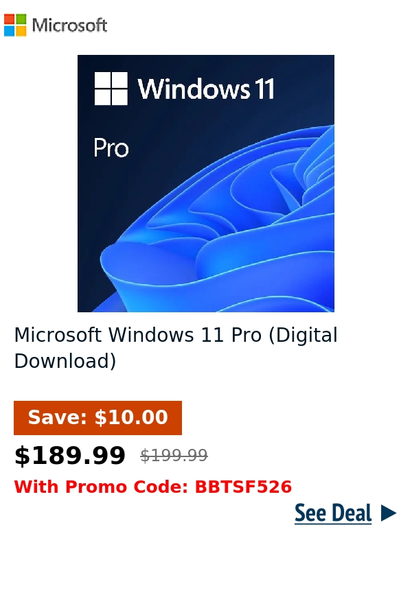 Microsoft Windows 11 Pro (Digital Download) 