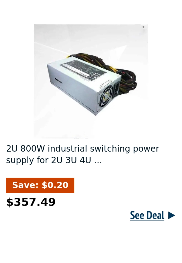 2U 800W industrial switching power supply for 2U 3U 4U ...