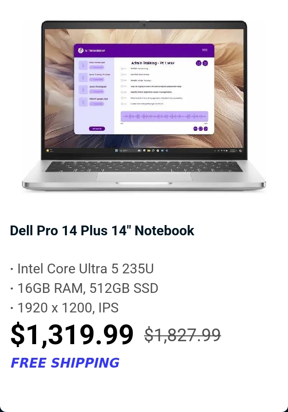 Dell Pro 14 Plus 14