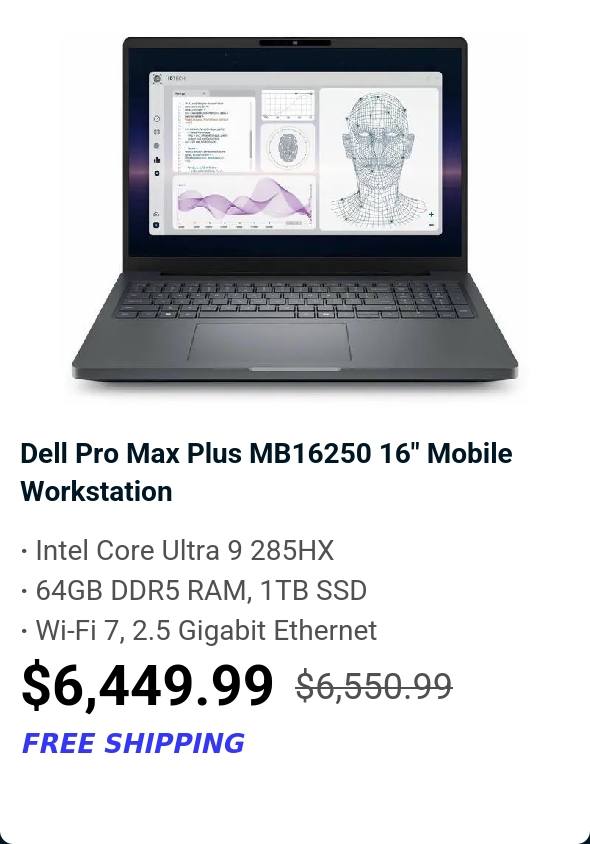 Dell Pro Max Plus MB16250 16