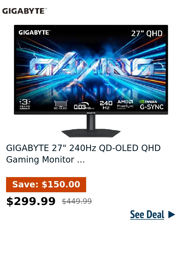 GIGABYTE 27