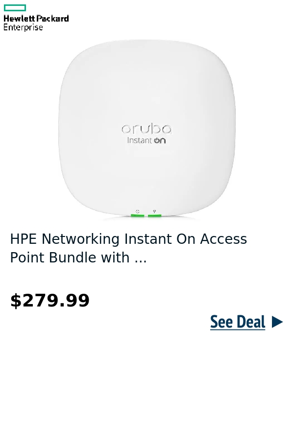 HPE Networking Instant On Access Point Bundle with ...