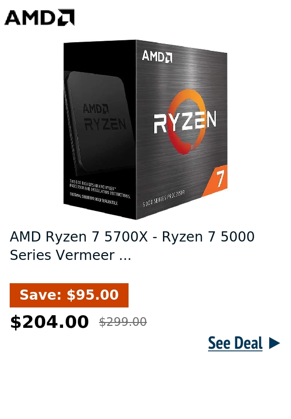 AMD Ryzen 7 5700X - Ryzen 7 5000 Series Vermeer ...